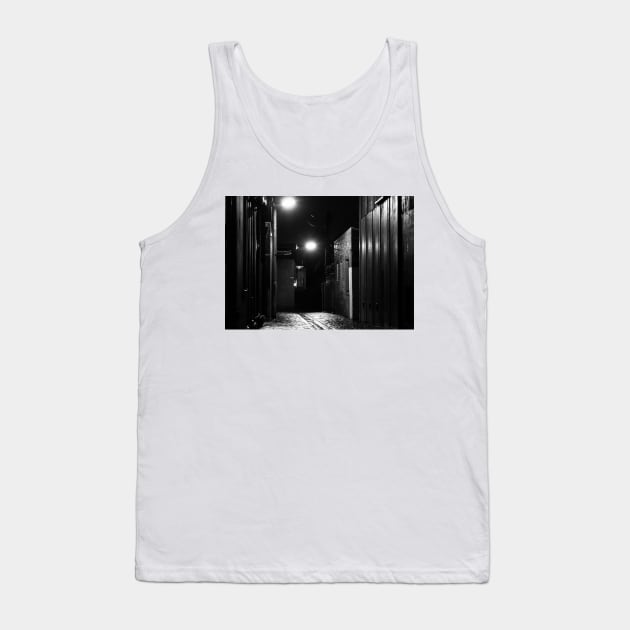 Melbourne's Moody Lane-way: A Fitzroy After-Storm Scene Tank Top by Rexel99